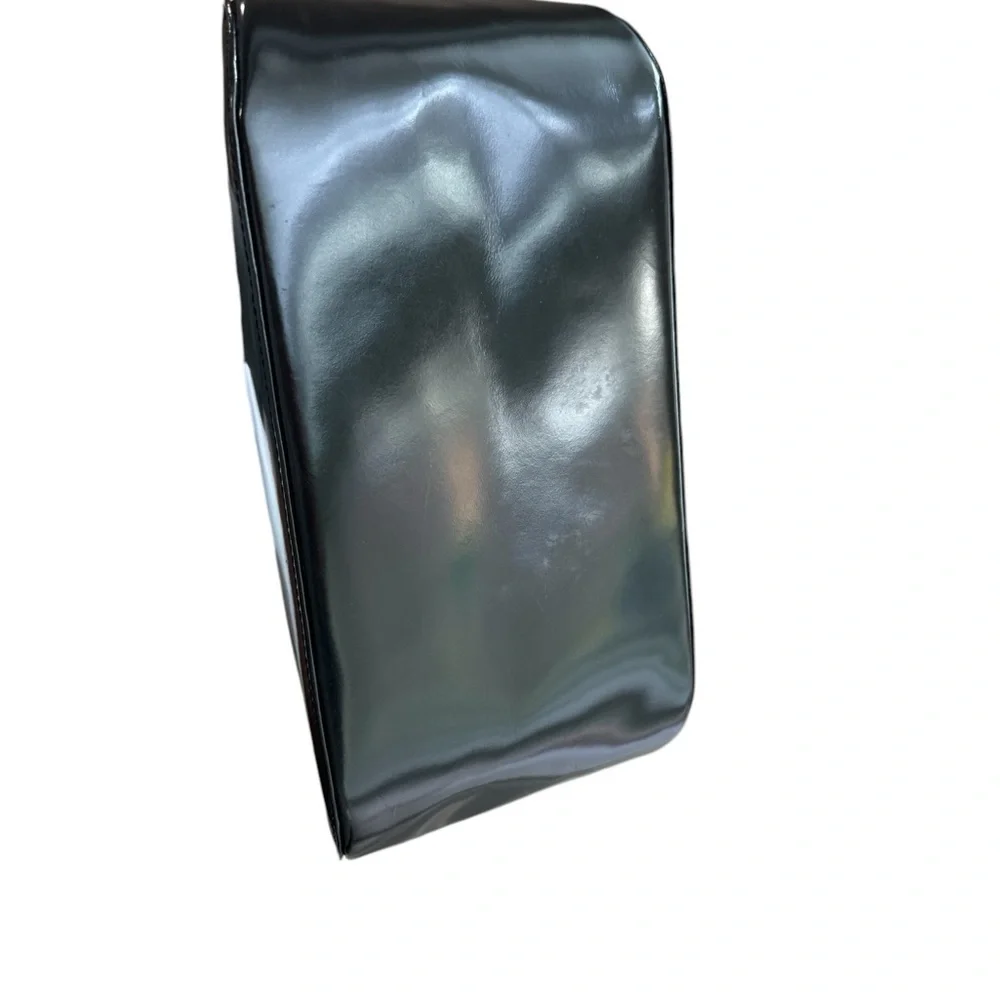 Versace Patent Leather Shoulder Bag with Silver Hardware - Picture 8 of 11